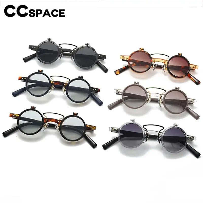CCspace Unisex Full Rim Small Round Tr 90 Reading Glasses R57037 Reading Glasses CCspace