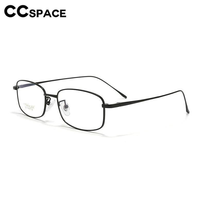 CCspace Women's Full Rim Rectangle Square Titanium Reading Glasses 802585
