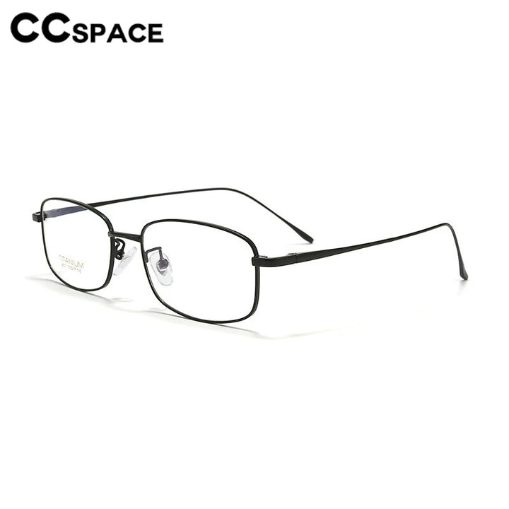 CCspace Women's Full Rim Rectangle Square Titanium Reading Glasses 802585