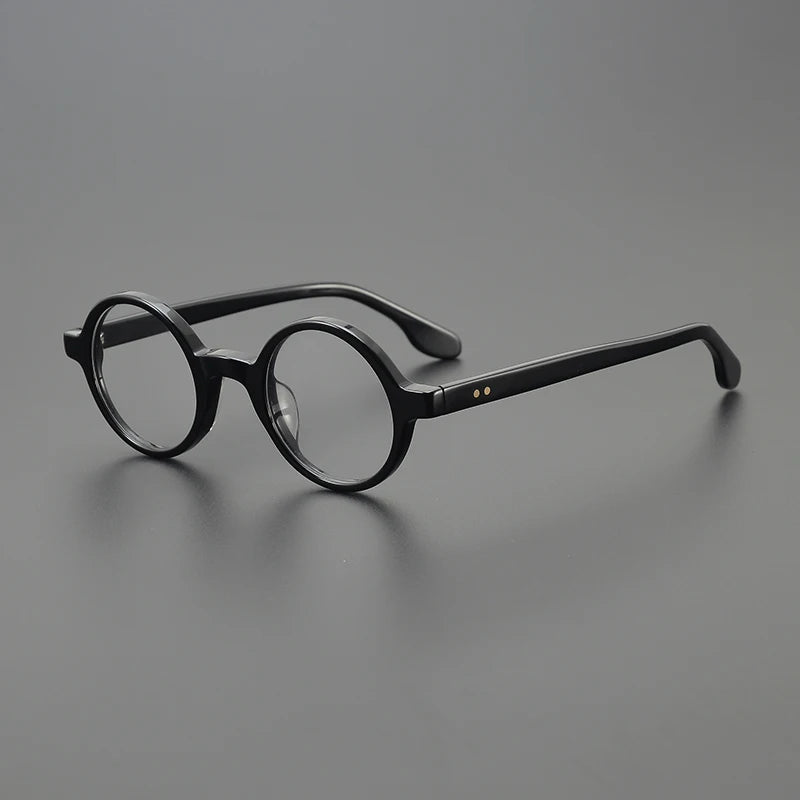 Nobler Unisex Full Rim Small Round Acetate Eyeglasses 4245 Full Rim Nobler C1