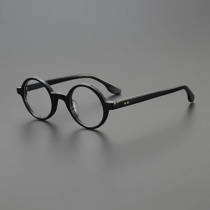 Nobler Unisex Full Rim Small Round Acetate Eyeglasses 4245 Full Rim Nobler C1