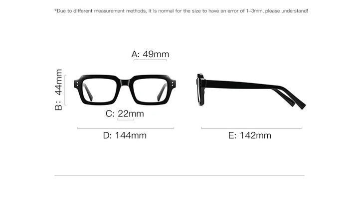Vicky Unisex Full Rim Square Tr 90 Alloy Reading Glasses 2195 Reading Glasses Vicky