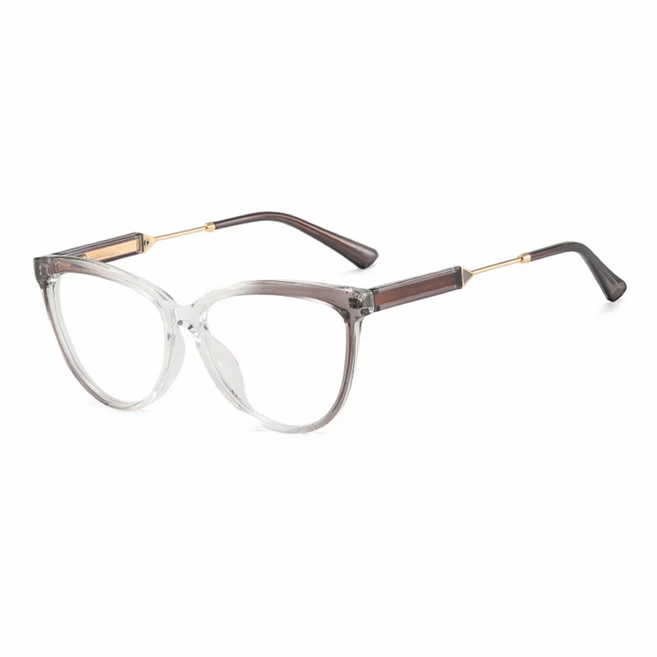 Ralferty Women's Full Rim Square Cat Eye Acetate Eyeglasses 81080