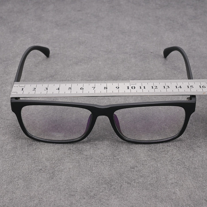 Cubojue Unisex Full Rim Oversized Square Tr 90 Titanium Presbyopic Reading Glasses 003 Reading Glasses Cubojue