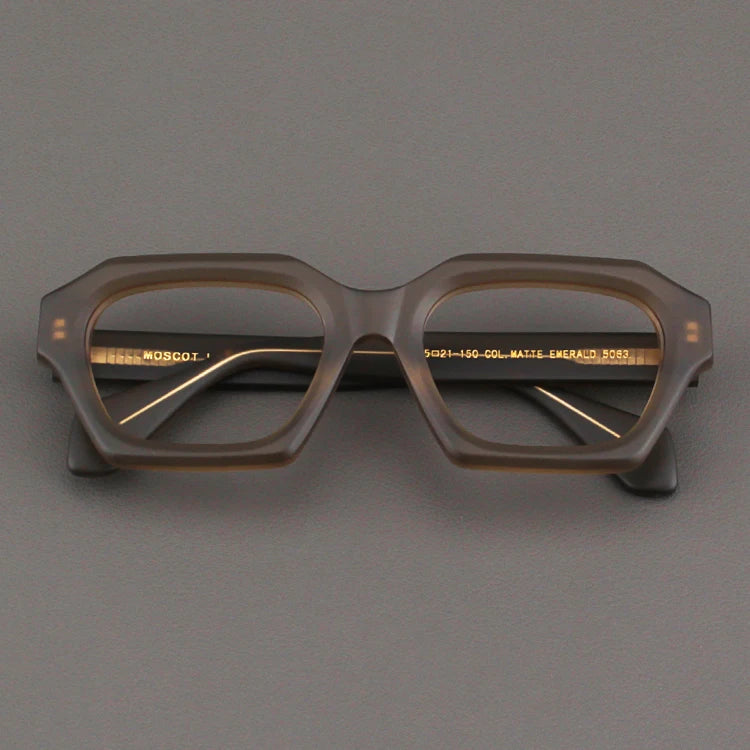 Nobler Unisex Full Rim Big Square Thick Acetate Eyeglasses 55063