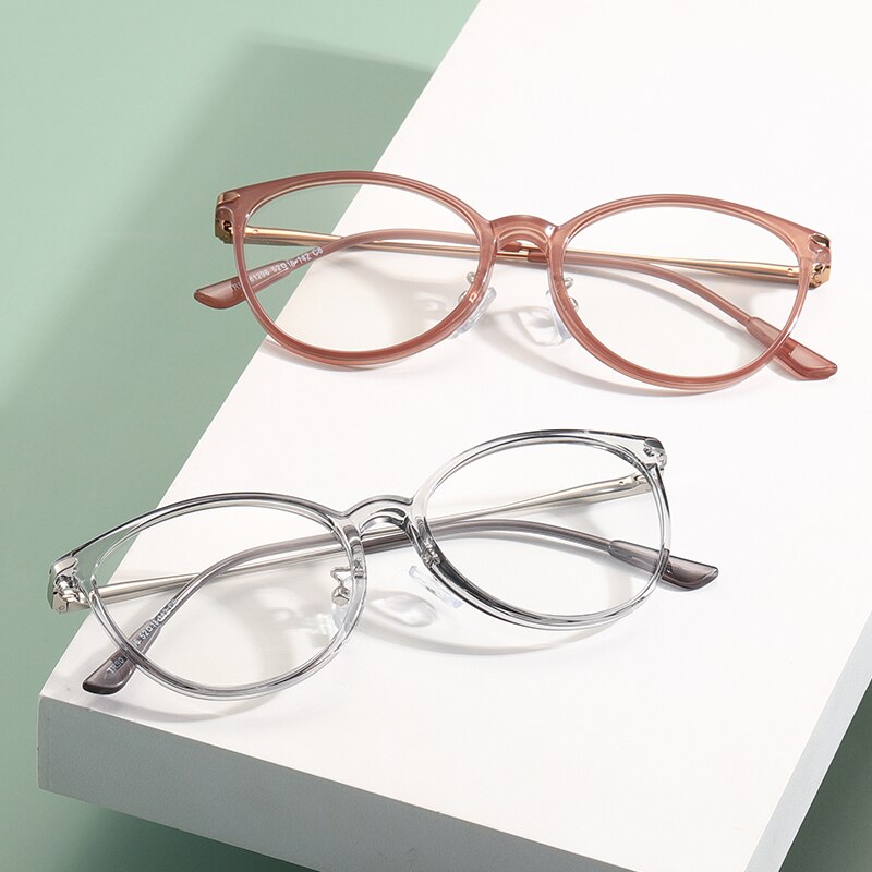 Reven Jate Unisex Full Rim Square Cat Eye Tr 90 Eyeglasses 81296 Full Rim Reven Jate