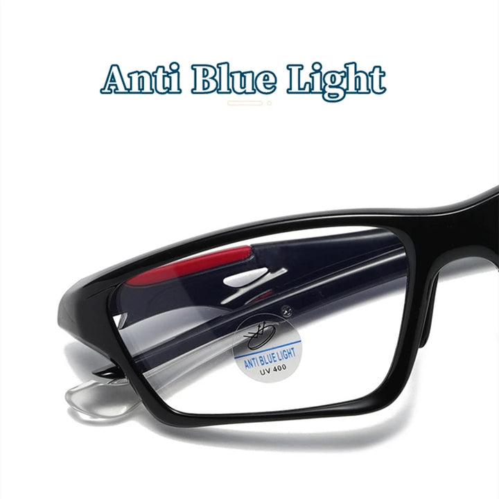 Kocolior Unisex Full Rim Rectangle Tr 90 Sport Eyeglasses 81278 Full Rim Kocolior