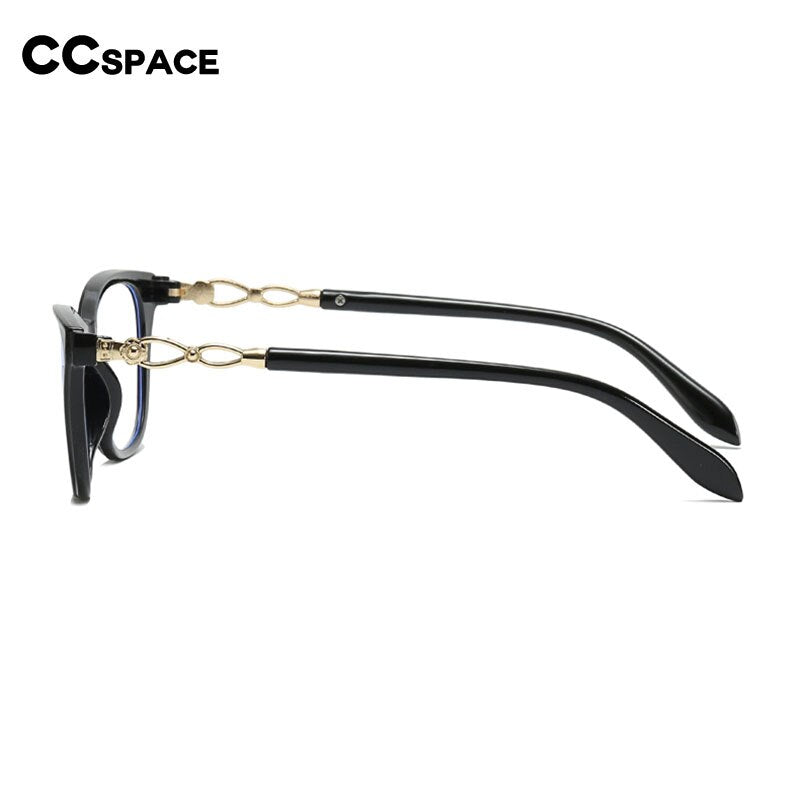 CCspace Women's Full Rim Square Acetate Hyperopic Reading Glasses 56156 Reading Glasses CCspace