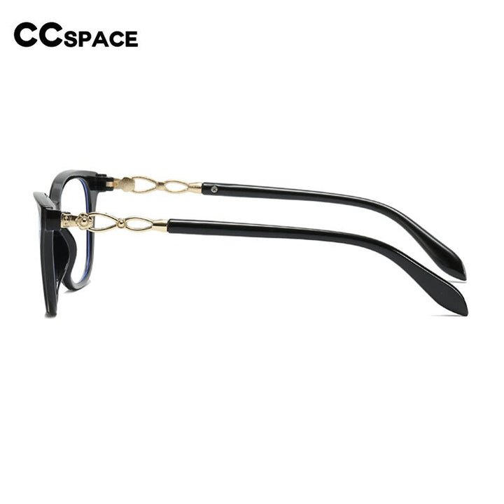 CCspace Women's Full Rim Square Acetate Hyperopic Reading Glasses 56156 Reading Glasses CCspace