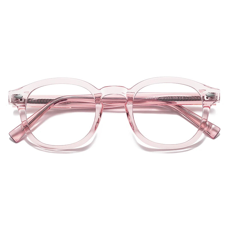 Vicky Unisex Full Rim Square Tr 90 Titanium Eyeglasses 2096 Full Rim Vicky