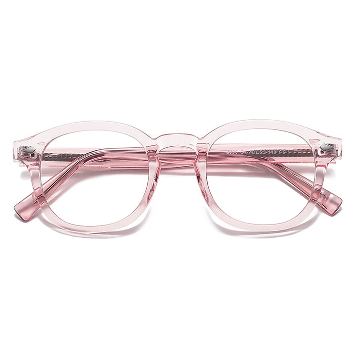 Vicky Unisex Full Rim Square Tr 90 Titanium Eyeglasses 2096 Full Rim Vicky