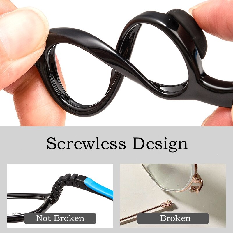 Yimaruili Unisex Children's Full Rim Square Tr 90 Silicone Screwless Eyeglasses 901et Full Rim Yimaruili Eyeglasses