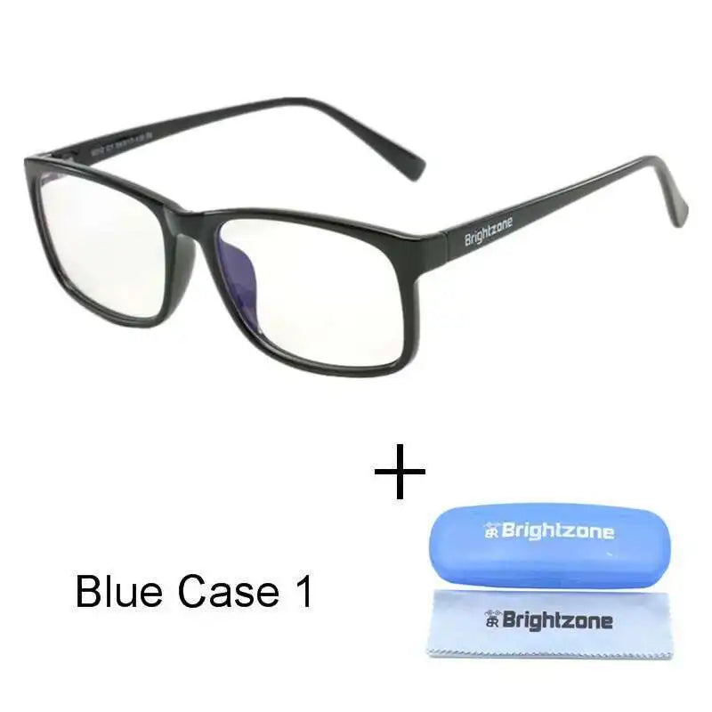 Brightzone Women's Full Rim Square Tr 90 Titanium Eyeglasses 41137