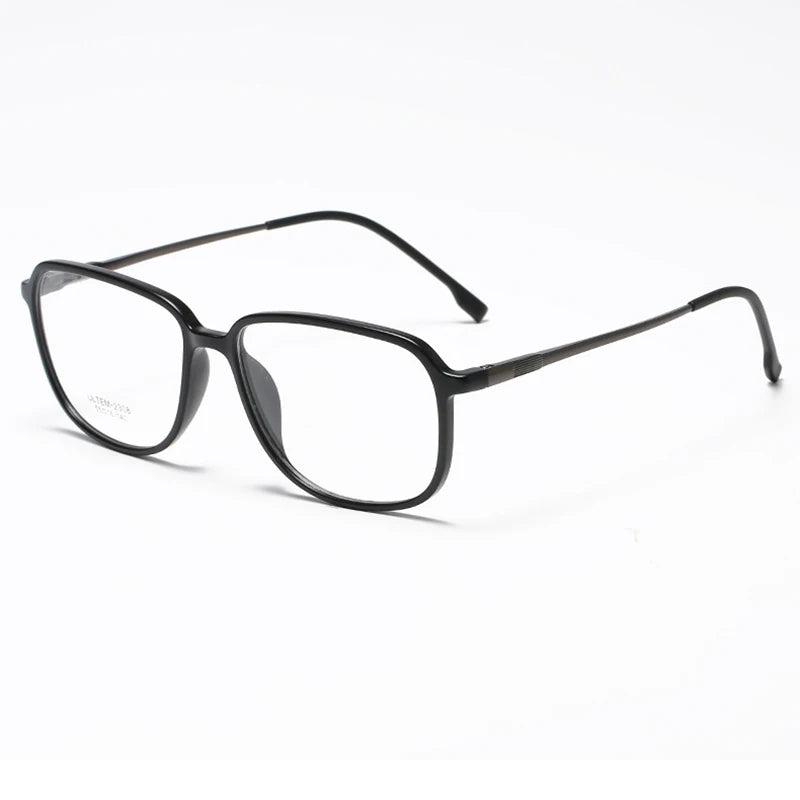 Xbora Women's Full Rim Polygon Tr 90 Steel Eyeglasses 72308