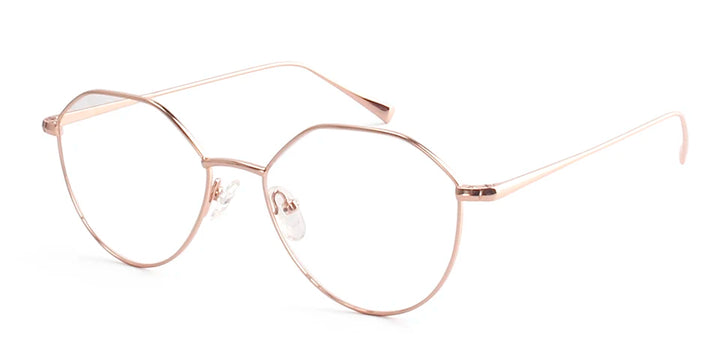 Esnbie Women's Full Rim Oval Round Alloy Eyeglasses 241272