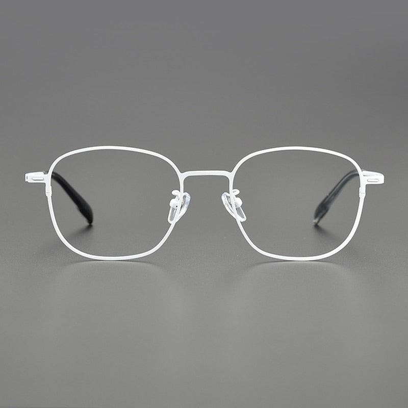 Gatenac Unisex Full Rim Square Titanium Eyeglasses Gxyj1118 Full Rim Gatenac