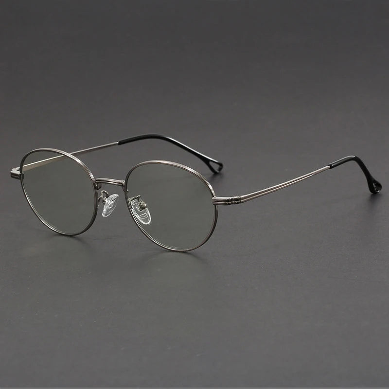 Xbora Unisex Full Rim Round Alloy Eyeglasses 83034