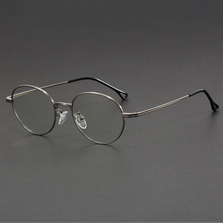 Xbora Unisex Full Rim Round Alloy Eyeglasses 83034