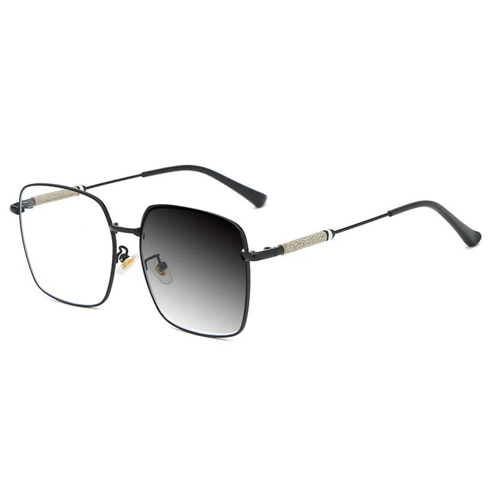 Kocolior Mens Full Rim Large Square Alloy Reading Glasses 8960 Reading Glasses Kocolior