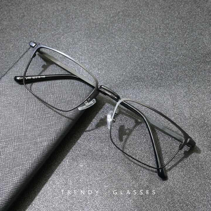 Kocolior Unisex Full Rim Square Alloy Reading Glasses 3160 Reading Glasses Kocolior