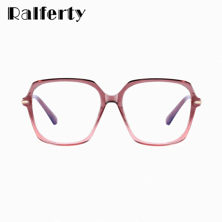 Ralferty Women's Full Rim Square Acetate Eyeglasses 82248