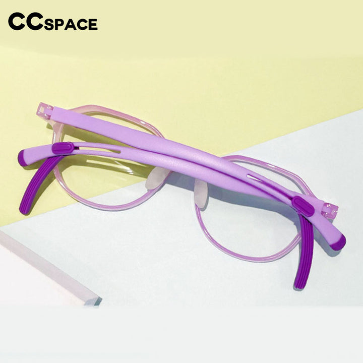 CCspace Unisex Youth Full RIm Square PC Plastic Eyeglasses 56565 Full Rim CCspace