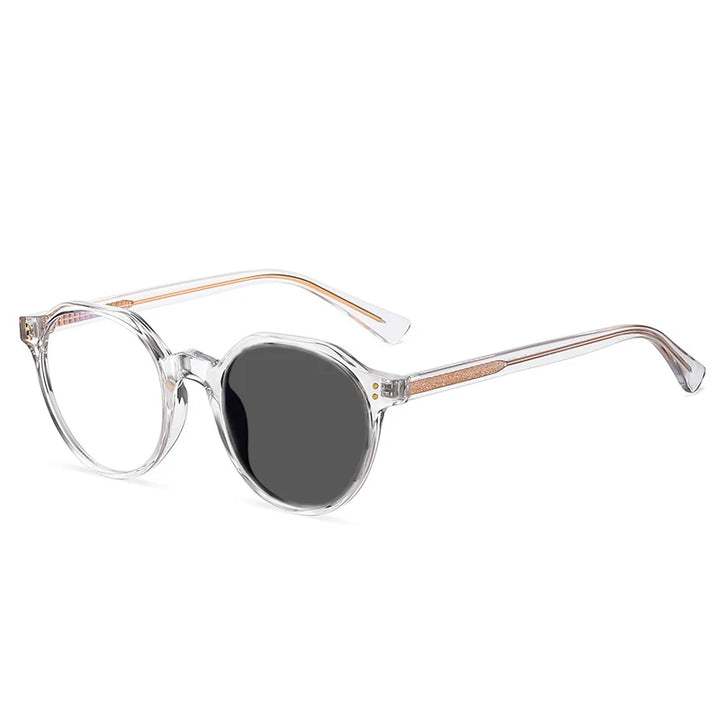 Kocolior Unisex Full Rim Flat Top Oval Acetate Hyperopic Reading Glasses 2084 Reading Glasses Kocolior Photochromic T 0 