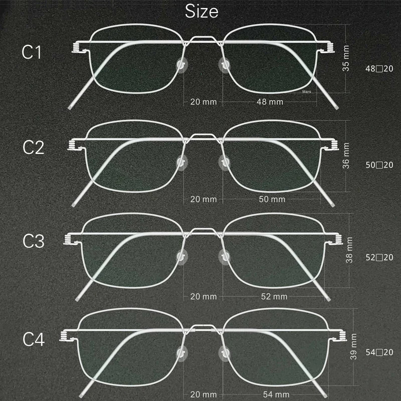 Yujo Unisex Full Rim Oval Square Screwless Steel Eyeglasses 61425