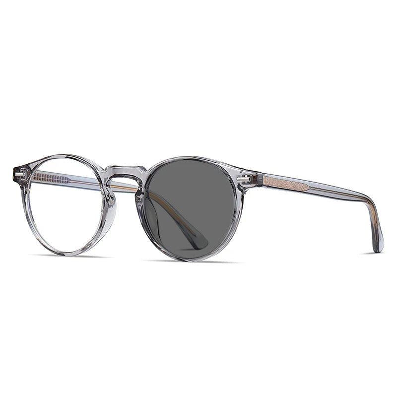 Kocolior Unisex Full Rim Round Tr 90 Acetate Hyperopic Reading Glasses 2083 Reading Glasses Kocolior