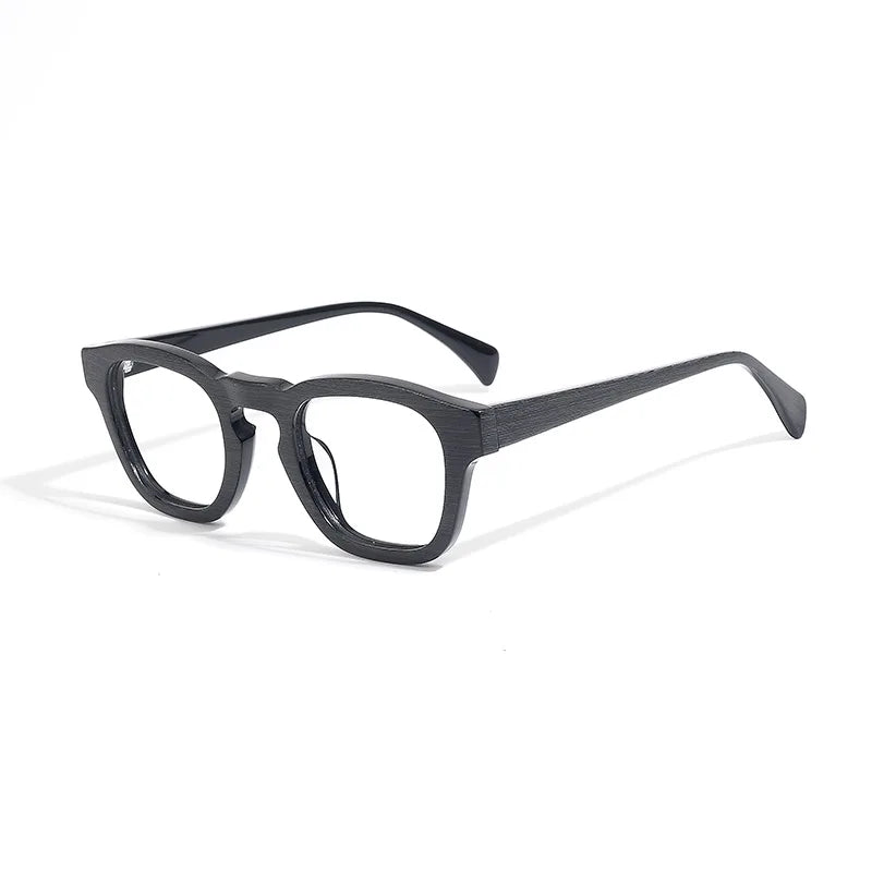 Hewei Unisex Full Rim Square Acetate Eyeglasses 81111 Full Rim Hewei C2