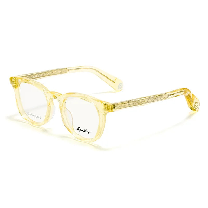 Nobler Unisex Full Rim Oval Square Thick Acetate Eyeglasses 841067 Full Rim Nobler C5