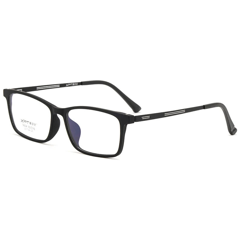 Xbora Unisex Full Rim Square Tr 90 Titanium Eyeglasses 79824
