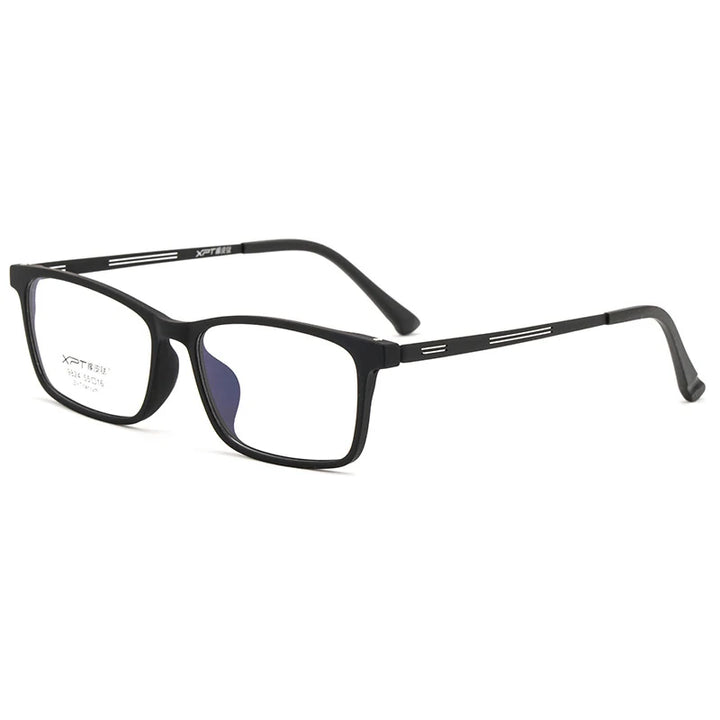 Xbora Unisex Full Rim Square Tr 90 Titanium Eyeglasses 79824