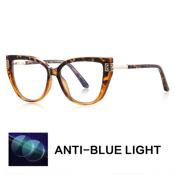 Gatenac Women's Full Rim Cat Eye Tr 90 Titanium Reading Glasses Gx2259