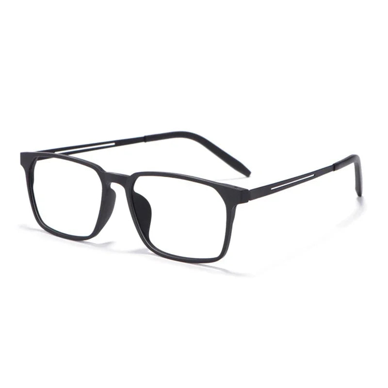 Handoer Unisex Full Rim Square Tr 90 Titanium Eyeglasses 78878