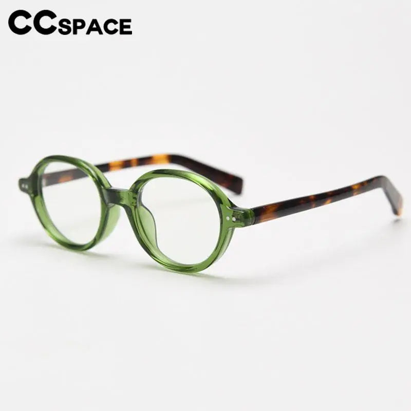 CCSpace Women's Full Rim Oval Tr 90 Titanium Eyeglasses 56970 Full Rim CCspace   