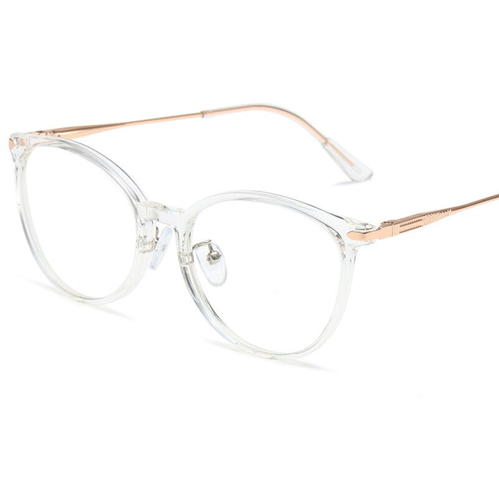 Reven Jate Unisex Full Rim Square Cat Eye Tr 90 Eyeglasses 81296 Full Rim Reven Jate C6