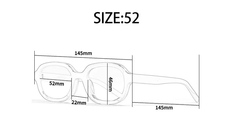 Hewei Unisex Full Rim Oval Acetate Sunglasses 0011 Sunglasses Hewei