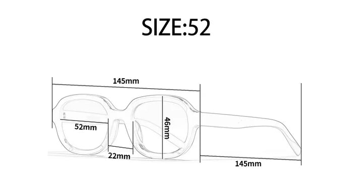 Hewei Unisex Full Rim Oval Acetate Sunglasses 0011 Sunglasses Hewei