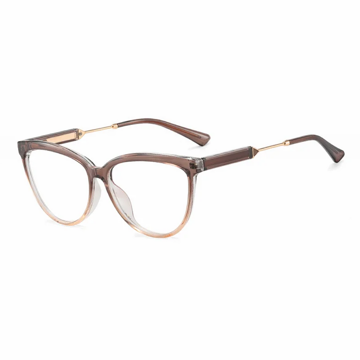 Ralferty Women's Full Rim Square Cat Eye Acetate Eyeglasses 81080