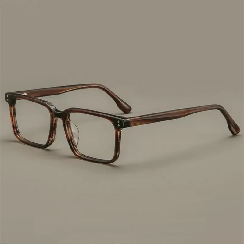 Black Mask Unisex Full Rim Square Acetate Eyeglasses Bm118 Full Rim Black Mask