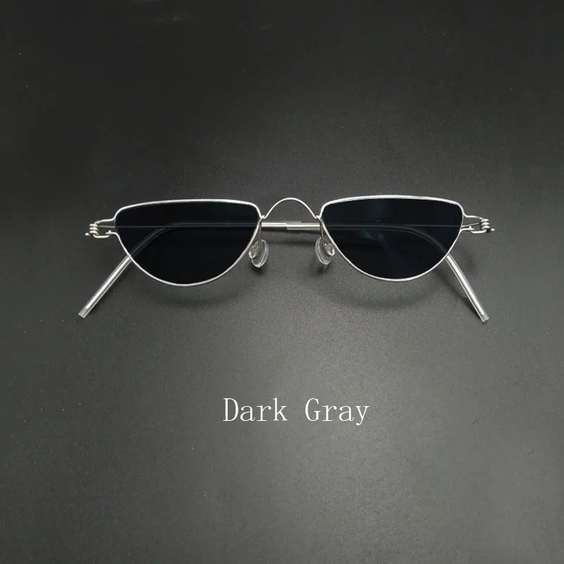 Yujo Unisex Full Rim Flat Top Oval Stainless Steel Custom Eyeglasses Y2645 Full Rim Yujo C7 CHINA