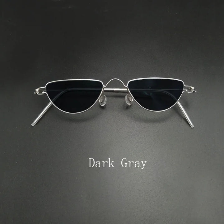 Yujo Unisex Full Rim Flat Top Oval Stainless Steel Custom Eyeglasses Y2645 Full Rim Yujo C7 CHINA