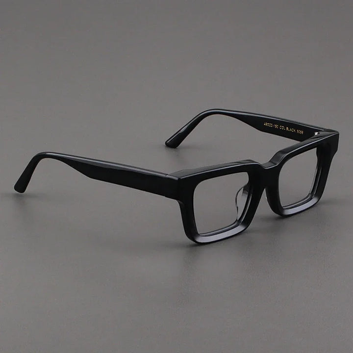 Hewei Unisex Full Rim Square Brow Line Thick Acetate Eyeglasses 34111