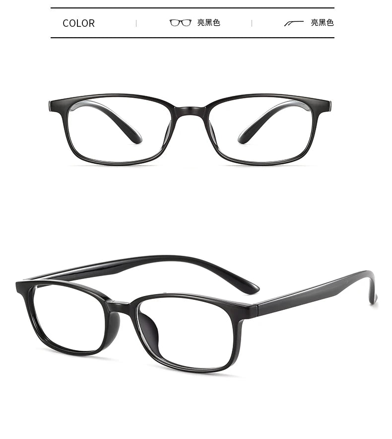 Reven Jate Unisex Small Full Rim Square Plastic Eyeglasses 1056 Full Rim Reven Jate