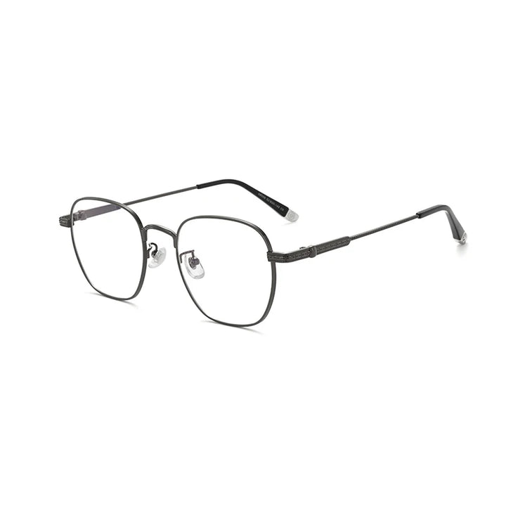 Xbora Unisex Full Rim Polygon Oval Alloy Eyeglasses 08008