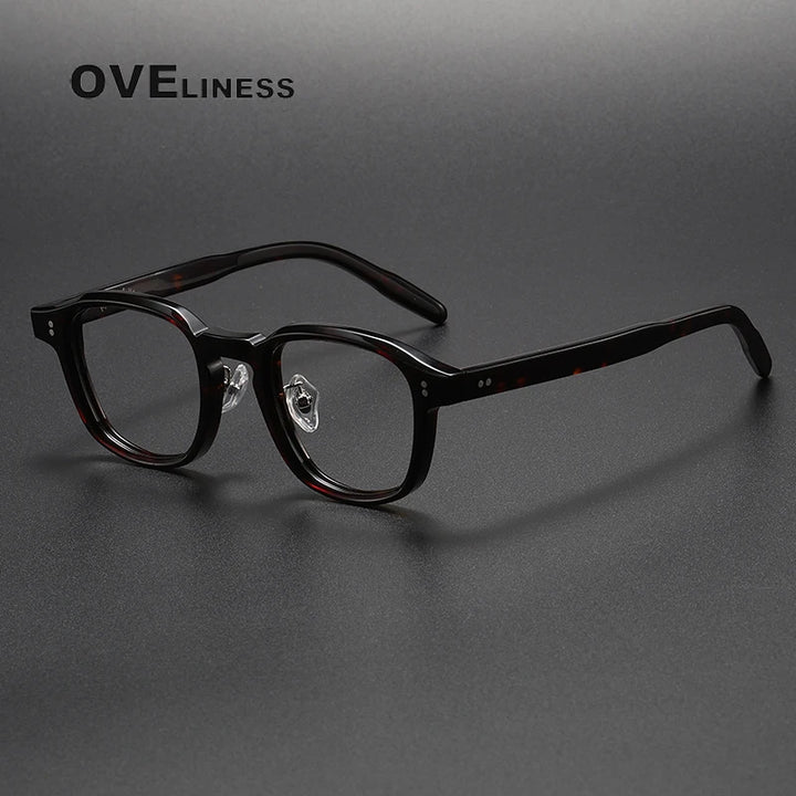 Oveliness Unisex Full Rim Square Acetate Eyeglasses V013 Full Rim Oveliness
