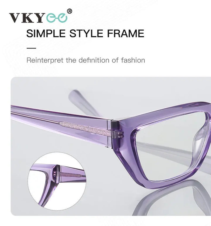 Vicky Unisex Full Rim Square Cat Eye Tr 90 Titanium Reading Glasses 2155 Reading Glasses Vicky