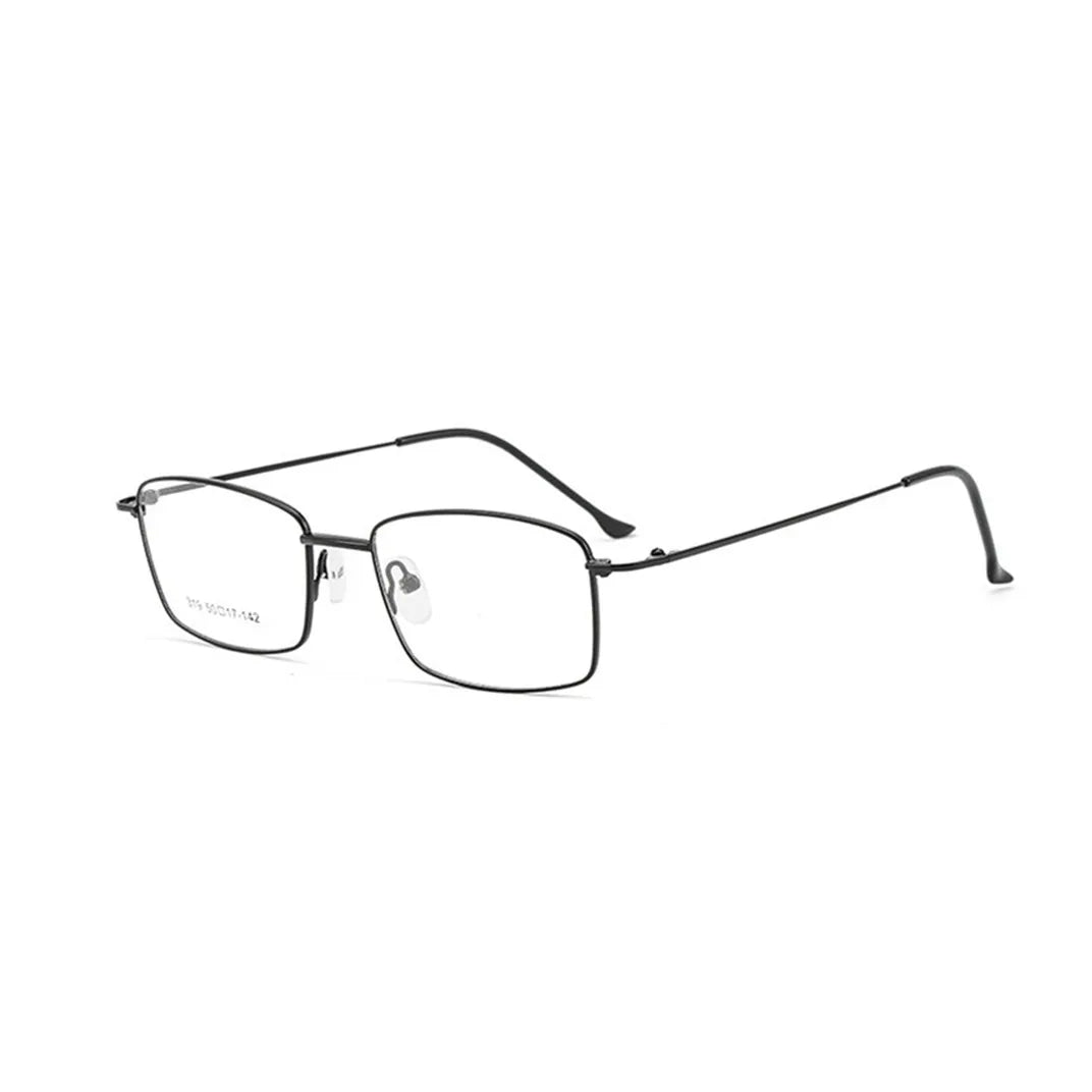 Kocolior Unisex Full Rim Square Alloy Hyperopic Reading Glasses 0319 Reading Glasses Kocolior Black China 0