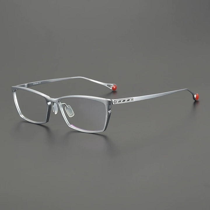 Gatenac Unisex Full Rim Square Brow Line Titanium Eyeglasses Gxyj2117